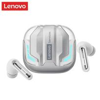 Originalios Lenovo GT103 belaidės žaidimų ausinės 720° erdvinis garsas Bluetooth 6.0 Ausinės ENC Sportinės ausinės Ledo mėlyna kvėpuojanti šviesa juoda