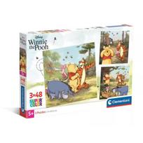 Clementoni: Pūkuotuko dėlionė - 3 viename