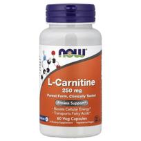 Now Foods L-karnitinas 250 mg – 60 kapsulių