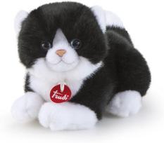 Pliušinis kačiukas, juodas-baltas, Trudi