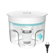 Durable Plastic Epoxy Degassing Chamber With 2L Capacity And quiet action Process oranžinė