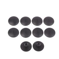10 vnt. Automobilio juostuoto kilimo dirželio spaustukas Plastikinis tvirtinimo elementas Peugeot 408 307 206 Citroen C5 C2 Renault Trafic juoda
