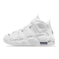 Nike Air More Uptempo GS Balti Tamsiai Mėlyni Vaikams Sportbačiai DH9719-100 36