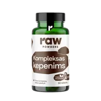 RAW POWDERS Kompleksas kepenims, 60 tablečių