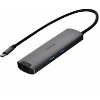 Unitek H1112F active HUB USB-C 5Gbps, HDMI RJ-45 PD 100 W H1112F