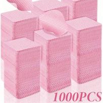 1000pcs Lint-Free Nail Polish Remover Wipes Suitable For Nail Prep And Gel Polish Removal, For Eyelash Extensions, Nail Cleaning For Salon And Home balta