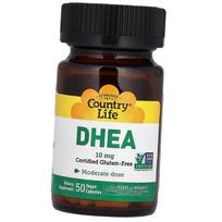 DHEA, Dehidroepiandrosteronas, DHEA 10, Country Life 50 kaps. (72124024) 50vcaps