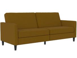 Dvivietė sofa-lova Dorel Home Presley, geltona