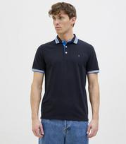 JACK & JONES vyriški polo marškinėliai 12136668*14, tamsiai mėlyna/sky