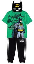 Komplektas berniukui su marškinėliais, kelnėmis ir kauke „Batman”