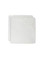 Jollein paklodė su guma 40/50x80/90cm 2 vnt. (Ivory)