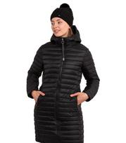 Luhta Moteriškas pūkinis paltas 80g Inansaari 36468-6*990, juoda, 40