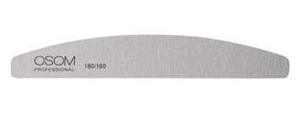 Dildė nagams Osom Professional Quality Half Moon Shape, zebra, EB179228180180 180/180, 1 vnt, 1/25