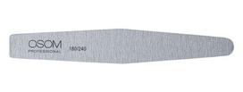 Dildė nagams Osom Professional Diamond Shape, zebra, EB17756180240 180/240, 1 vnt, 1/25