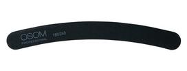 Dildė nagams Osom Professional, Banana Shape, black, EB18155180240 180/240, 1 vnt