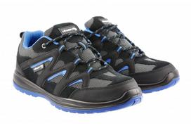 Darbo batai HOGERT WORKWEAR Elster, 01 SRC, juoda-mėlyna spalva, 45 dydis, CE
