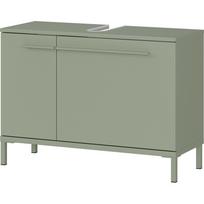 Žalios spalvos matinis spintelė po kriaukle 80x59 cm Laurino – Germania