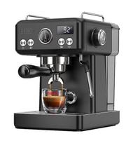 HiBREW H10A pusiau automatinis espresso kavos aparatas su temperatūros reguliavimu (juodas)