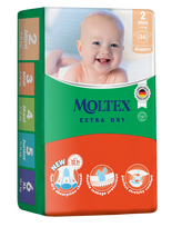 MOLTEX Extra Dry 2 Mini sauskelnės, 36 vnt.