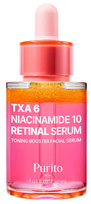 PURITO TXA 6 Niacinamide 10 Retinal, skaistinantis serumas, 30 ml