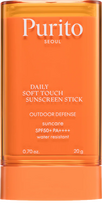 PURITO Daily Soft Touch Sunscreen SPF50+ PA++++, pieštukinis apsauginis kremas nuo saulės, 20 g