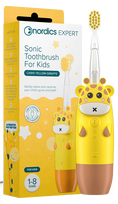 NORDICS Kids CA910 Giraffe Yellow, vaikams elektrinis dantų šepetėlis, 1 vnt.