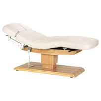 Masažo gultas elektrinis SILLON Relax SPA 3 variklių, smėlio spalvos su rudu pagrindu