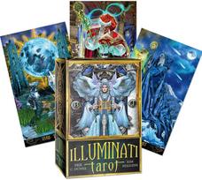 Lo Scarabeo Illuminati taro kortos – naujas leidimas, auksuotos briaunos, knygelė