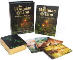 KNYGA Schiffer Publishing Ukrainos taro kortos – 78 kortos + vadovėlis, įkvėptos folkloro ir mitų