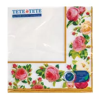 Popierinės servetėlės baltos PAW 33x33, 20 vnt