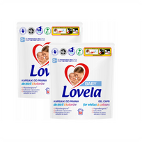 Lovela Baby skalbimo kapsulės kūdikių drabužiams - 120 vnt.