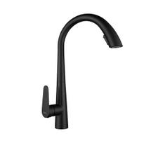 REA-B5313 - Plautuvės maišytuvas su ištraukiamu purkštuku ROSS 43 cm juodas