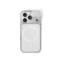 Epico MagSafe Compatible Tile Case for iPhone 17 Pro - Transparent + White