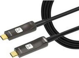 EFB Elektronik Techly Aktiv USB-C AOC Glasfaserkabel 4k 10m - Kabel - Digital/Daten