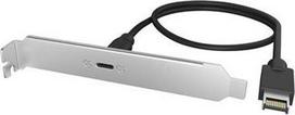 Adapter USB 20Gbit/s from Type-E Port to USB Type-C Port