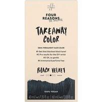 Four Reasons - Takeaway Permanent Color 1.0 Black Velvet Plaukų dažai 100 ml female