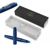 Parker IM Monochrome Blue (M) Plunksnakotis su graviravimu