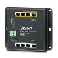 PoE šakotuvas 4x Gigabit PoE+ 4x Gigabit UPLINK, 120W, Industrial