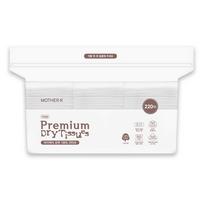 Mother-K PREMIUM klasės Sausos servetėlės, medvilnė, 220 vnt.