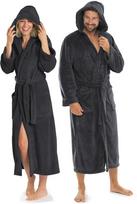Chalatas su gobtuvu unisex Aqua-textil, juodas, S