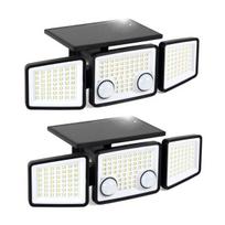 LED lauko žibintas su saulės baterija Qsmile, 2 vnt