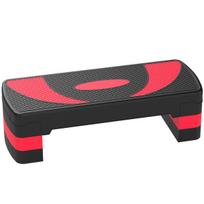 Reguliuojamas aerobikos stepperis 10/15/20 cm, iki 150 kg, raudonas, 1 vnt
