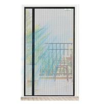 Screen Door magnetinis tinklelis nuo uodų durims 90×190 cm, juodas