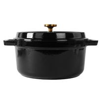 Apvalus emaliuotas ketaus puodas ZYLE ZY01BKKI 5L
