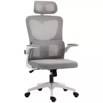 Ergonomiška biuro kėdė reguliuojama - pilka