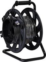 InLine® HDMI Kabeltrommel, AOC HDMI 2.1 Kabel, 8K @ 60Hz, schwarz, 50m (17950T)
