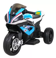 Elektrinis triratis motociklas BMW HP4, mėlynas
