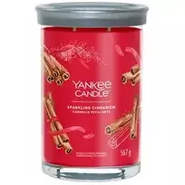 „Yankee Candle“ „Sparkling Cinnamon Signature Tumbler Candle“ (žvilgančioji cinamono) – aromatinė žvakė, 567,0 g