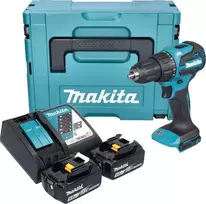 GRĘŽTUVAS AKUM DHP490RTJ 2X5AH 18V