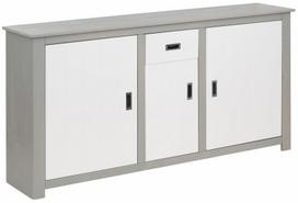 Komoda Notio Living Ariel, pilka/balta